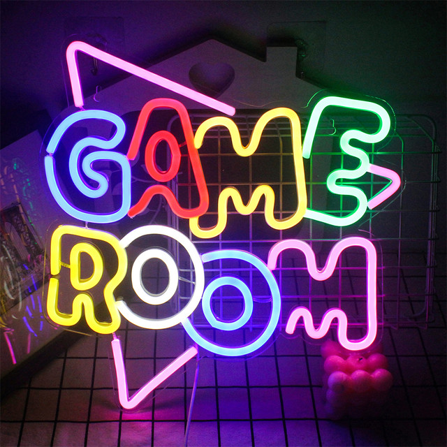 Neon Light Wall Decoration Gaming